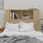 vidaXL Kopfteil mit Ablagen Sonoma-Eiche 100x18,5x104,5 cm