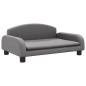 vidaXL Hundebett Grau 70x45x30 cm Kunstleder