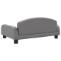 vidaXL Hundebett Grau 70x45x30 cm Kunstleder