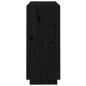 vidaXL Sideboard Schwarz 104,5x34x80 cm Massivholz Kiefer vidaXL Sideboard Schwarz 104,5x34x80 cm Massivholz Kiefer