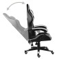vidaXL Gaming-Stuhl Schwarz und Weiß Kunstleder vidaXL Gaming-Stuhl Schwarz und Weiß Kunstleder