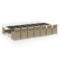 vidaXL 15-tlg. Garten-Essgruppe mit Kissen Poly Rattan Beige vidaXL 15-tlg. Garten-Essgruppe mit Kissen Poly Rattan Beige