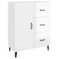 vidaXL Sideboard Hochglanz-Weiß 69,5x34x90 cm Holzwerkstoff vidaXL Sideboard Hochglanz-Weiß 69,5x34x90 cm Holzwerkstoff