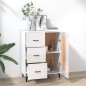 vidaXL Sideboard Hochglanz-Weiß 69,5x34x90 cm Holzwerkstoff vidaXL Sideboard Hochglanz-Weiß 69,5x34x90 cm Holzwerkstoff