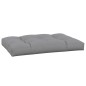 Palettenkissen 120x80x12 cm Grau Stoff Palettenkissen 120x80x12 cm Grau Stoff