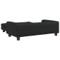 vidaXL Hundebett mit Verlängerung Schwarz 100x50x30 cm Kunstleder vidaXL Hundebett mit Verlängerung Schwarz 100x50x30 cm Kunstleder