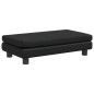 vidaXL Hundebett mit Verlängerung Schwarz 100x50x30 cm Kunstleder vidaXL Hundebett mit Verlängerung Schwarz 100x50x30 cm Kunstleder