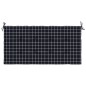 vidaXL Gartenbank-Auflage Schwarz Karomuster 120x50x3 cm Oxford-Gewebe vidaXL Gartenbank-Auflage Schwarz Karomuster 120x50x3 cm Oxford-Gewebe