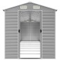 vidaXL Gerätehaus Hellgrau 191x810x198 cm Verzinkter Stahl vidaXL Gerätehaus Hellgrau 191x810x198 cm Verzinkter Stahl