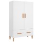 vidaXL Highboard Hochglanz-Weiß 70x31x115 cm Holzwerkstoff vidaXL Highboard Hochglanz-Weiß 70x31x115 cm Holzwerkstoff