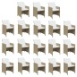 vidaXL 19-tlg. Garten-Essgruppe mit Kissen Poly Rattan Beige vidaXL 19-tlg. Garten-Essgruppe mit Kissen Poly Rattan Beige