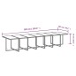 vidaXL 19-tlg. Garten-Essgruppe mit Kissen Poly Rattan Beige vidaXL 19-tlg. Garten-Essgruppe mit Kissen Poly Rattan Beige