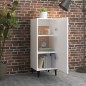 vidaXL Sideboard Weiß 34,5x34x90 cm Holzwerkstoff vidaXL Sideboard Weiß 34,5x34x90 cm Holzwerkstoff