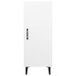 vidaXL Sideboard Weiß 34,5x34x90 cm Holzwerkstoff vidaXL Sideboard Weiß 34,5x34x90 cm Holzwerkstoff