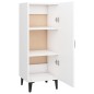 vidaXL Sideboard Weiß 34,5x34x90 cm Holzwerkstoff vidaXL Sideboard Weiß 34,5x34x90 cm Holzwerkstoff