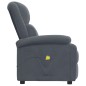 vidaXL Massagesessel Dunkelgrau Samt vidaXL Massagesessel Dunkelgrau Samt