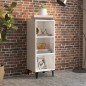 vidaXL Sideboard Hochglanz-Weiß 34,5x32,5x90 cm Holzwerkstoff vidaXL Sideboard Hochglanz-Weiß 34,5x32,5x90 cm Holzwerkstoff