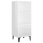 vidaXL Sideboard Hochglanz-Weiß 34,5x32,5x90 cm Holzwerkstoff vidaXL Sideboard Hochglanz-Weiß 34,5x32,5x90 cm Holzwerkstoff