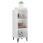 vidaXL Sideboard Hochglanz-Weiß 34,5x32,5x90 cm Holzwerkstoff vidaXL Sideboard Hochglanz-Weiß 34,5x32,5x90 cm Holzwerkstoff