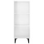 vidaXL Sideboard Hochglanz-Weiß 34,5x32,5x90 cm Holzwerkstoff vidaXL Sideboard Hochglanz-Weiß 34,5x32,5x90 cm Holzwerkstoff