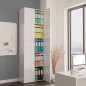 vidaXL Büroschrank Hochglanz-Weiß 60x32x190 cm Holzwerkstoff vidaXL Büroschrank Hochglanz-Weiß 60x32x190 cm Holzwerkstoff
