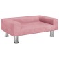 vidaXL Hundebett Rosa 70x45x26,5 cm Samt vidaXL Hundebett Rosa 70x45x26,5 cm Samt