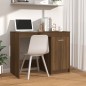 vidaXL Schreibtisch Braun Eichen-Optik 100x50x76 cm Holzwerkstoff vidaXL Schreibtisch Braun Eichen-Optik 100x50x76 cm Holzwerkstoff