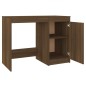 vidaXL Schreibtisch Braun Eichen-Optik 100x50x76 cm Holzwerkstoff vidaXL Schreibtisch Braun Eichen-Optik 100x50x76 cm Holzwerkstoff
