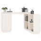vidaXL Schreibtisch Weiß 110x50x75 cm Massivholz Kiefer vidaXL Schreibtisch Weiß 110x50x75 cm Massivholz Kiefer