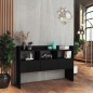 vidaXL Sideboard Schwarz 105x30x70 cm Holzwerkstoff vidaXL Sideboard Schwarz 105x30x70 cm Holzwerkstoff