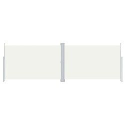 vidaXL Seitenmarkise Ausziehbar Creme 220x600 cm