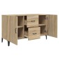 vidaXL Sideboard Sonoma-Eiche 100x36x60 cm Holzwerkstoff vidaXL Sideboard Sonoma-Eiche 100x36x60 cm Holzwerkstoff