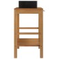 vidaXL Waschtisch Massivholz Teak mit Waschbecken Marmor Schwarz vidaXL Waschtisch Massivholz Teak mit Waschbecken Marmor Schwarz