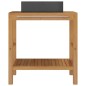 vidaXL Waschtisch Massivholz Teak mit Waschbecken Marmor Schwarz vidaXL Waschtisch Massivholz Teak mit Waschbecken Marmor Schwarz