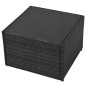 vidaXL 5-tlg. Garten-Lounge-Set mit Auflagen Poly Rattan Schwarz vidaXL 5-tlg. Garten-Lounge-Set mit Auflagen Poly Rattan Schwarz