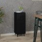 vidaXL Sideboard Schwarz 34,5x34x90 cm Holzwerkstoff vidaXL Sideboard Schwarz 34,5x34x90 cm Holzwerkstoff