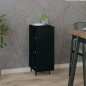 vidaXL Sideboard Schwarz 34,5x34x90 cm Holzwerkstoff vidaXL Sideboard Schwarz 34,5x34x90 cm Holzwerkstoff