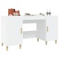 vidaXL Schreibtisch Weiß 140x50x75 cm Holzwerkstoff vidaXL Schreibtisch Weiß 140x50x75 cm Holzwerkstoff