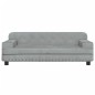 vidaXL Hundebett Hellgrau 90x53x30 cm Samt vidaXL Hundebett Hellgrau 90x53x30 cm Samt