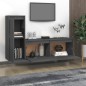 vidaXL TV-Schränke 2 Stk. Grau Massivholz Kiefer vidaXL TV-Schränke 2 Stk. Grau Massivholz Kiefer