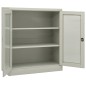 vidaXL Büroschrank mit Pflanzkasten Hellgrau 90x40x128 cm Stahl vidaXL Büroschrank mit Pflanzkasten Hellgrau 90x40x128 cm Stahl