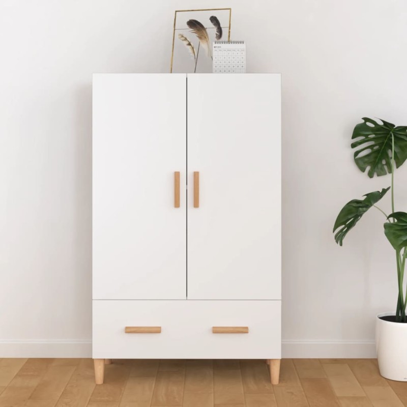 vidaXL Highboard Weiß 70x31x115 cm Holzwerkstoff vidaXL Highboard Weiß 70x31x115 cm Holzwerkstoff