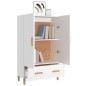 vidaXL Highboard Weiß 70x31x115 cm Holzwerkstoff vidaXL Highboard Weiß 70x31x115 cm Holzwerkstoff