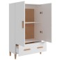 vidaXL Highboard Weiß 70x31x115 cm Holzwerkstoff vidaXL Highboard Weiß 70x31x115 cm Holzwerkstoff