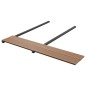 vidaXL WPC Massive Terrassendielen mit Zubehör 30 m² 4 m Teak vidaXL WPC Massive Terrassendielen mit Zubehör 30 m² 4 m Teak