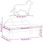 vidaXL Hundebett Braun 70x52x30 cm Samt vidaXL Hundebett Braun 70x52x30 cm Samt