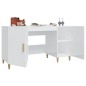 vidaXL Schreibtisch Hochglanz-Weiß 140x50x75 cm Holzwerkstoff vidaXL Schreibtisch Hochglanz-Weiß 140x50x75 cm Holzwerkstoff