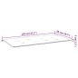 vidaXL Gartenbank-Auflage Blattmuster 120x50x3 cm Oxford-Gewebe vidaXL Gartenbank-Auflage Blattmuster 120x50x3 cm Oxford-Gewebe