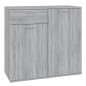 vidaXL Sideboard Grau Sonoma 80x36x75 cm Holzwerkstoff vidaXL Sideboard Grau Sonoma 80x36x75 cm Holzwerkstoff