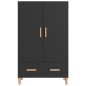 vidaXL Highboard Schwarz 70x31x115 cm Holzwerkstoff vidaXL Highboard Schwarz 70x31x115 cm Holzwerkstoff